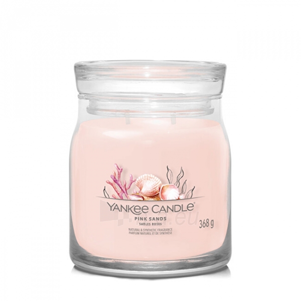 Aromatinė žvakė Yankee Candle Aromatic candle Signature glass medium Pink Sands 368 g paveikslėlis 1 iš 1