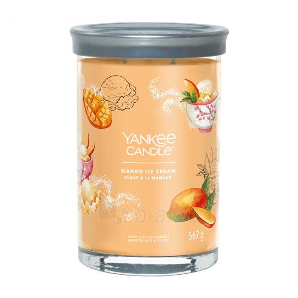 Aromatinė žvakė Yankee Candle Aromatic candle Signature tumbler large Mango Ice Cream 567 g paveikslėlis 1 iš 1