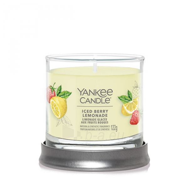 Aromatinė žvakė Yankee Candle Aromatic candle Signature tumbler small Iced Berry Lemonade 122 g paveikslėlis 2 iš 2