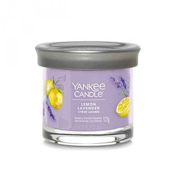 Aromatinė žvakė Yankee Candle Aromatic candle Signature tumbler small Lemon Lavender 122 g paveikslėlis 1 iš 2