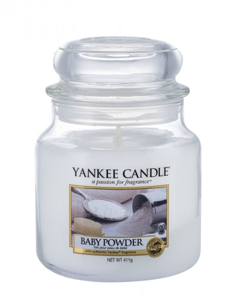 Aromatinė žvakė Yankee Candle Baby Powder Scented Candle 411g paveikslėlis 1 iš 1