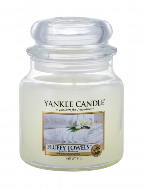 Aromatinė žvakė Yankee Candle Fluffy Towels Scented Candle 411g paveikslėlis 1 iš 1