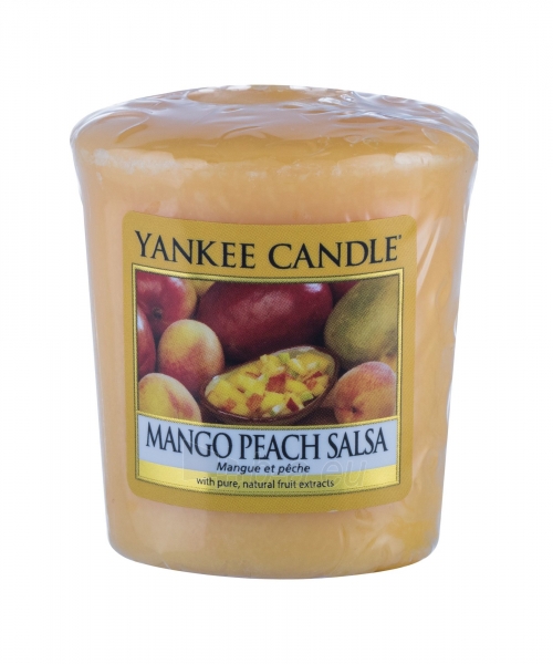 Aromatinė žvakė Yankee Candle Mango Peach Salsa Scented Candle 49g paveikslėlis 1 iš 1