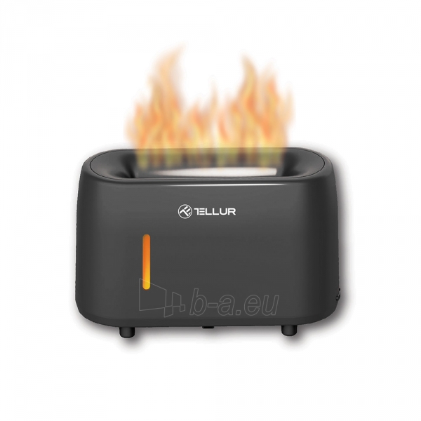 Aromatizatorius Tellur Flame aroma diffuser 240ml, 12 hours, remote control, grey paveikslėlis 1 iš 8