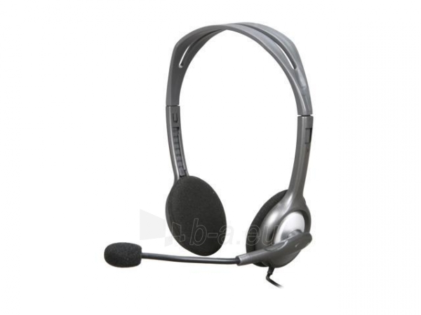 Ausinės Logitech H110 Stereo Headset grey paveikslėlis 1 iš 2