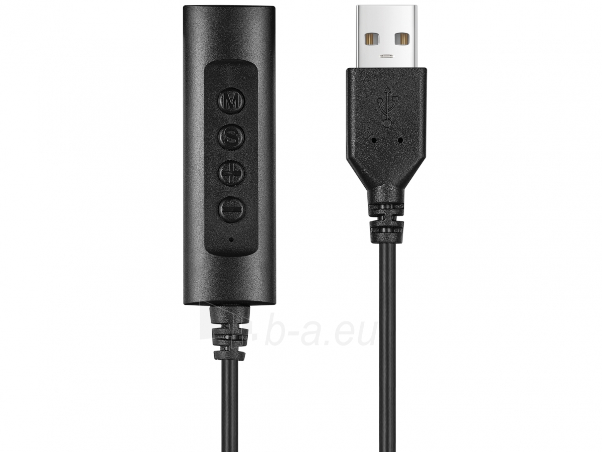 Ausinės Sandberg 126-21 2in1 Office Headset Jack+USB paveikslėlis 2 iš 3