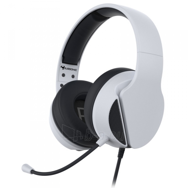 Ausinės Subsonic Gaming Headset for PS5 Pure White paveikslėlis 2 iš 5