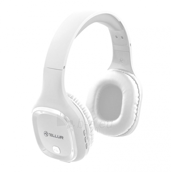 Ausinės Tellur Bluetooth Over-Ear Headphones Pulse white . paveikslėlis 1 iš 3