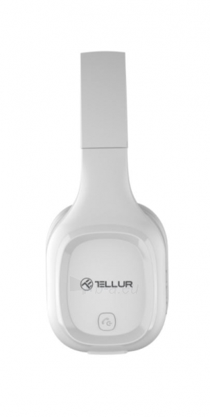 Ausinės Tellur Bluetooth Over-Ear Headphones Pulse white . paveikslėlis 3 iš 3