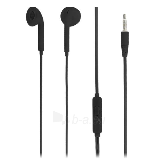 Ausinės Tellur In-Ear Headset Fly, Noise reduction Memory Foam Ear Plugs black paveikslėlis 1 iš 5
