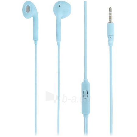 Ausinės Tellur In-Ear Headset Fly, Noise reduction Memory Foam Ear Plugs blue paveikslėlis 1 iš 5
