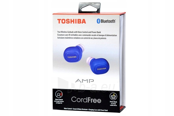 Ausinės Toshiba AMP RZE-BT900E blue paveikslėlis 6 iš 6