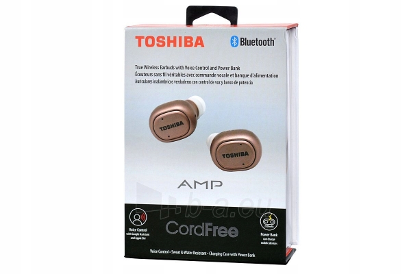 Ausinės Toshiba AMP RZE-BT900E rose gold paveikslėlis 6 iš 6