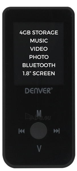 Ausinukas Denver MPG-4084BT Black paveikslėlis 1 iš 1
