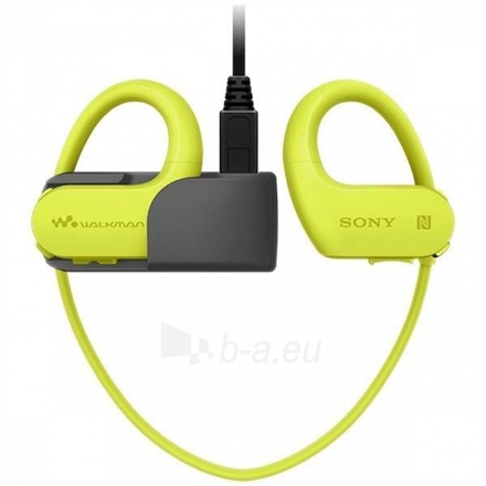 Ausinukas Sony Waterproof and dustproof Walkman NW-WS623G Lime Green, Bluetooth, Internal memory 4 GB, USB connectivity Paveikslėlis 2 iš 3 310820095840