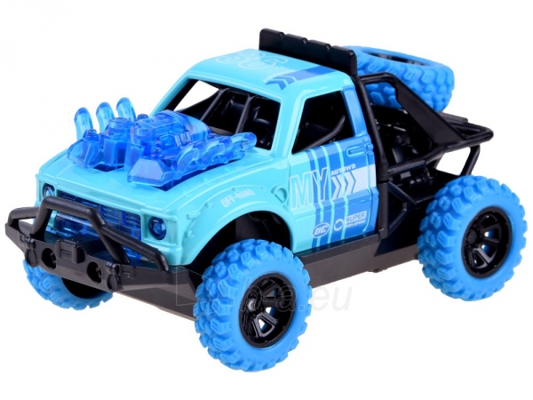 Žaislinis automobilis Auto Predator 4x4 (mėlynas) paveikslėlis 1 iš 8
