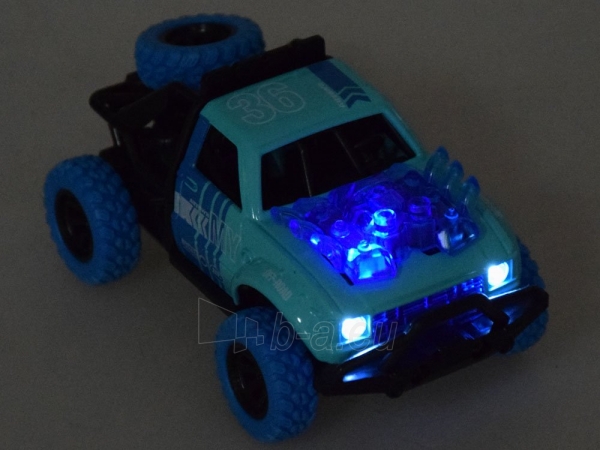 „Auto Predator 4x4“ automobilis, mėlynos spalvos paveikslėlis 7 iš 8