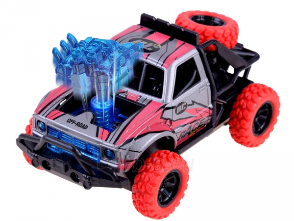 Žaislinis automobilis Auto Predator 4x4 (raudonas) paveikslėlis 4 iš 9