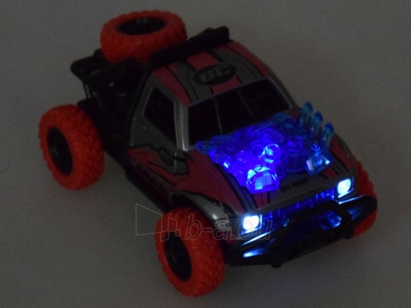 Žaislinis automobilis Auto Predator 4x4 (raudonas) paveikslėlis 7 iš 9