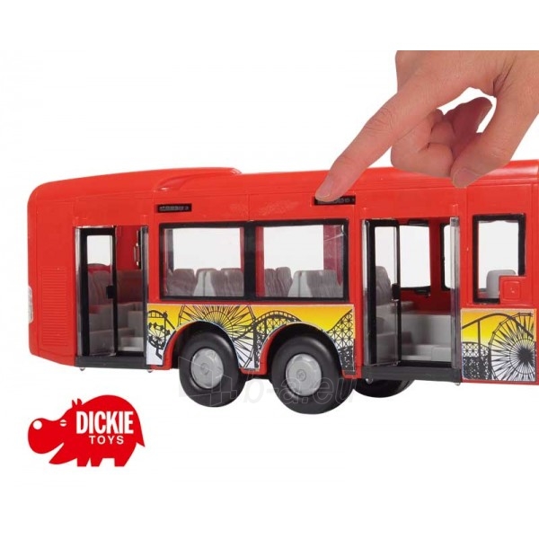 Autobusas | City Express 46cm 2016 raudonas | Dickie paveikslėlis 3 iš 3