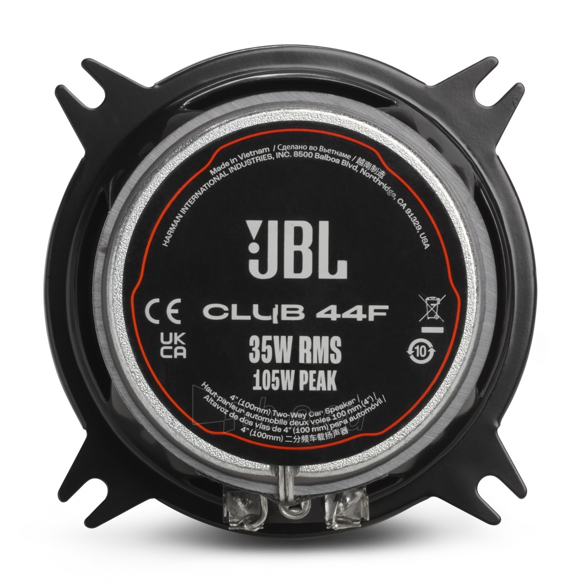 Autogarsiakalbiai JBL Club 44F 10cm 2-Way Coaxial Car Speaker paveikslėlis 8 iš 10