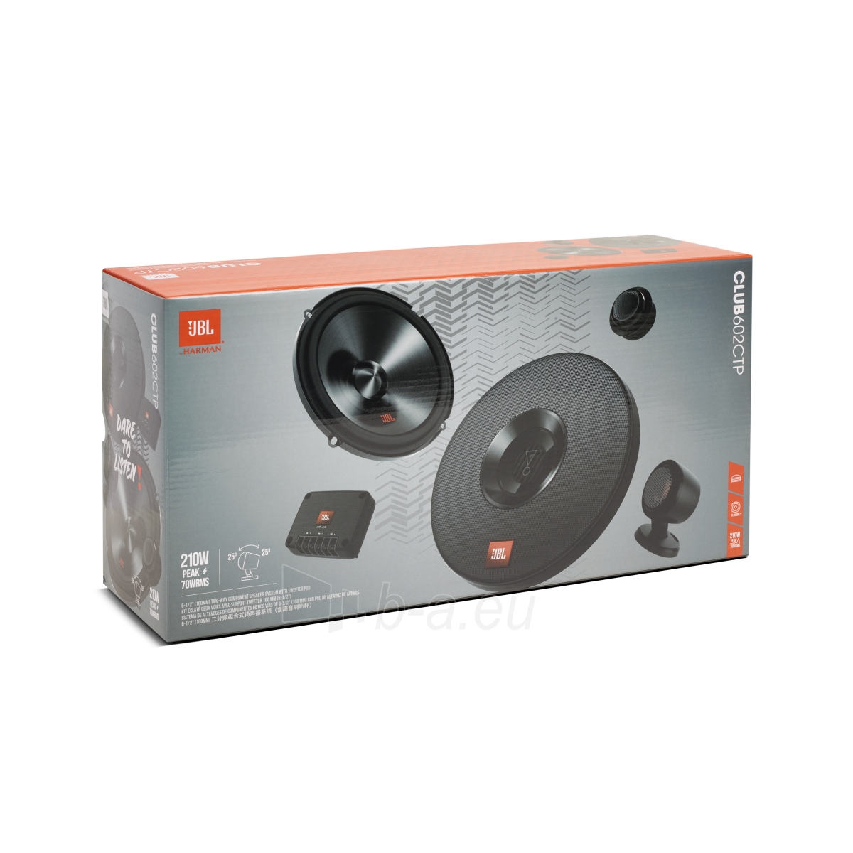 Autogarsiakalbiai JBL Club 602CTP 16.5cm 2-Way Component Car Speakers paveikslėlis 10 iš 10