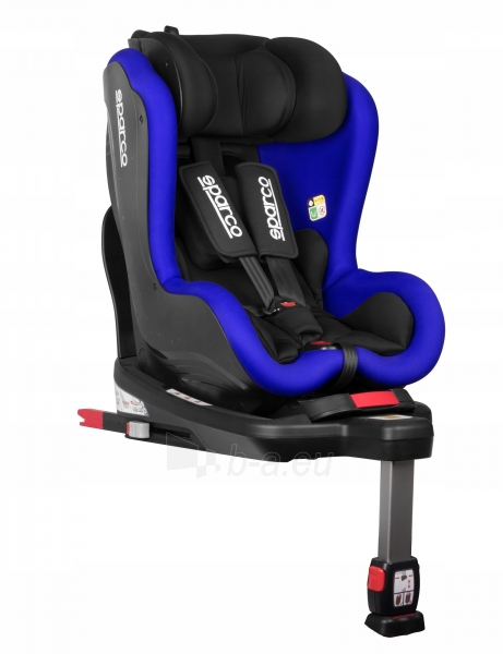 Automobilinė kėdutė Sparco SK500i black-blue (SK500i-BL) Max 18Kg paveikslėlis 2 iš 5