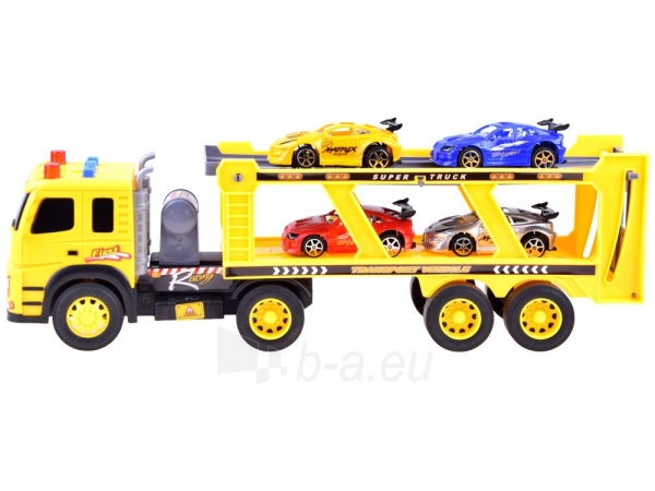 Automobilis Big car tow truck sound light + toy cars ZA3524 paveikslėlis 5 iš 9