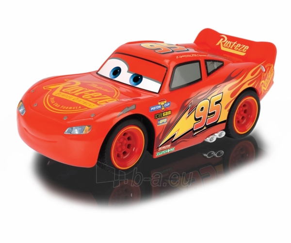 Automobilis Žaibas Makvynas 3 | Turbo Racer Lightning McQueen | Dickie paveikslėlis 2 iš 5