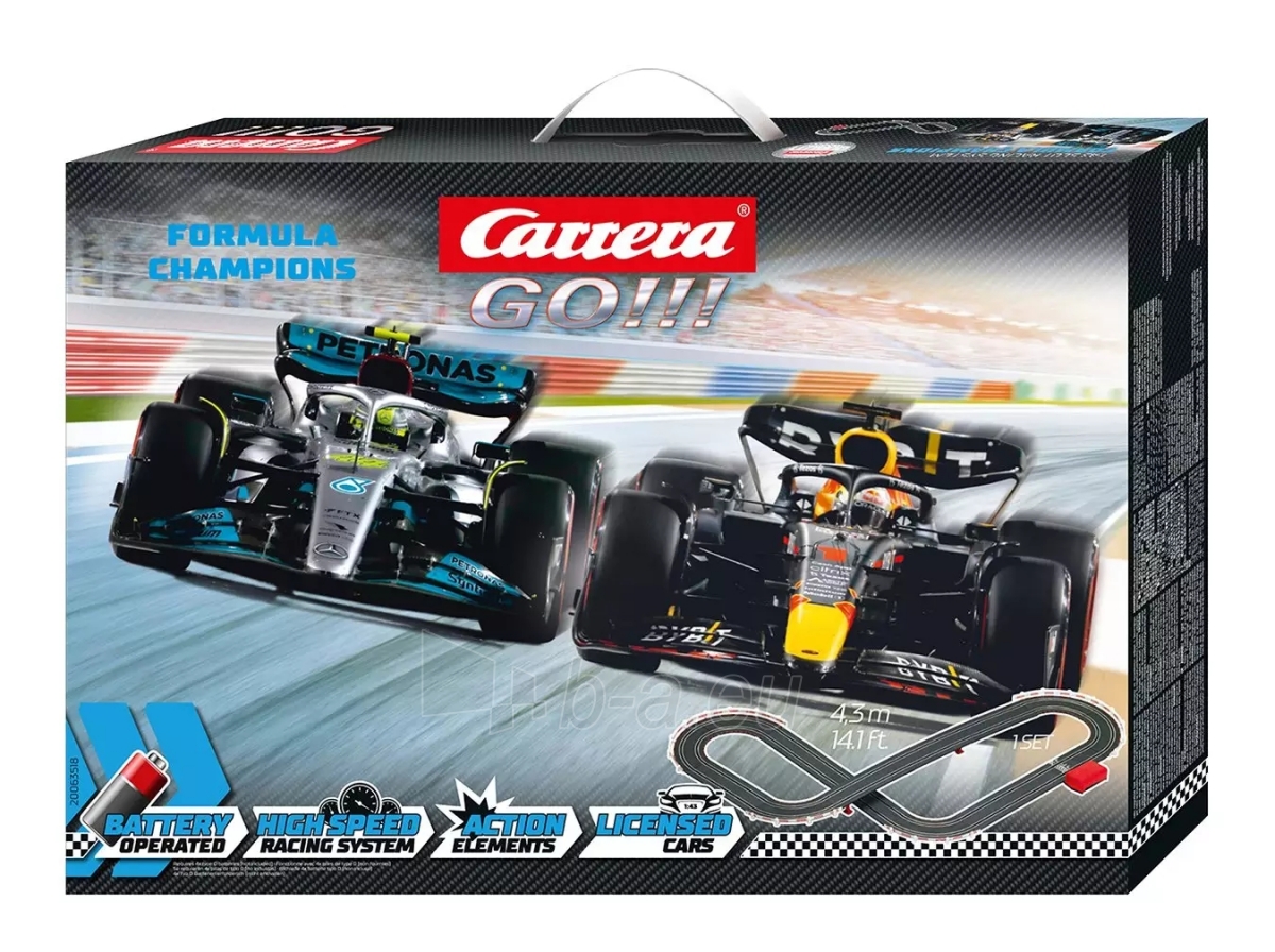 Automobilių trasa Carrera Formula Champions 4.3m 20063518 paveikslėlis 2 iš 6