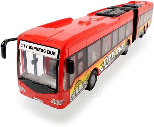 Automobiliukas Dickie 203748001 City Express Highly Detailed Bus Toy paveikslėlis 4 iš 6