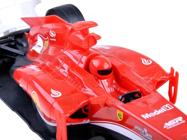 Automobiliukas Red racing car with RC0533 pilot paveikslėlis 5 iš 8