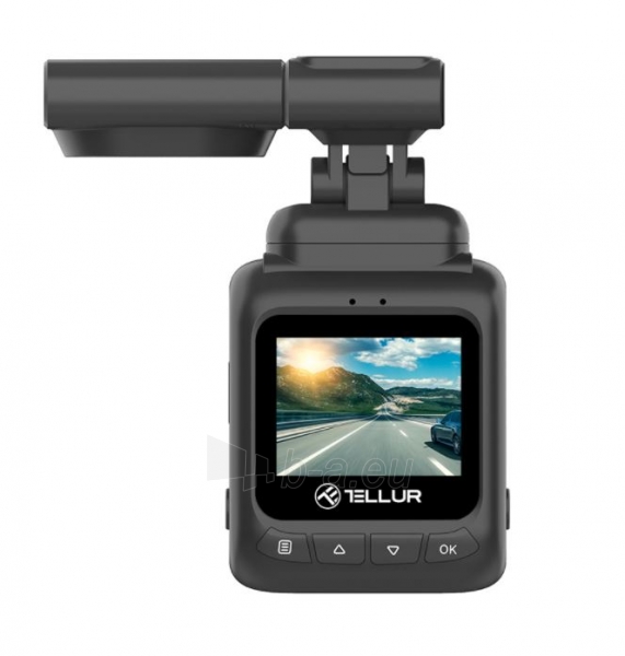 Autoregistratorius Tellur Dash Patrol DC2 FullHD 1080P, GPS black paveikslėlis 4 iš 8