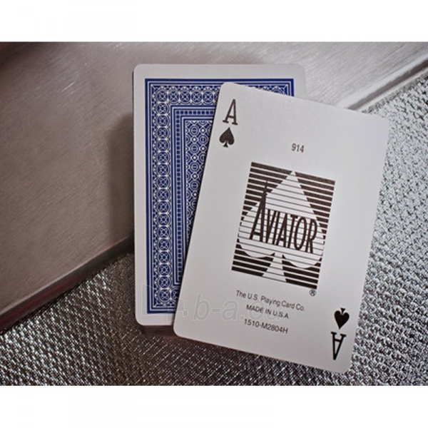Aviator Jumbo pokerio kortos (Mėlynos) paveikslėlis 4 iš 5
