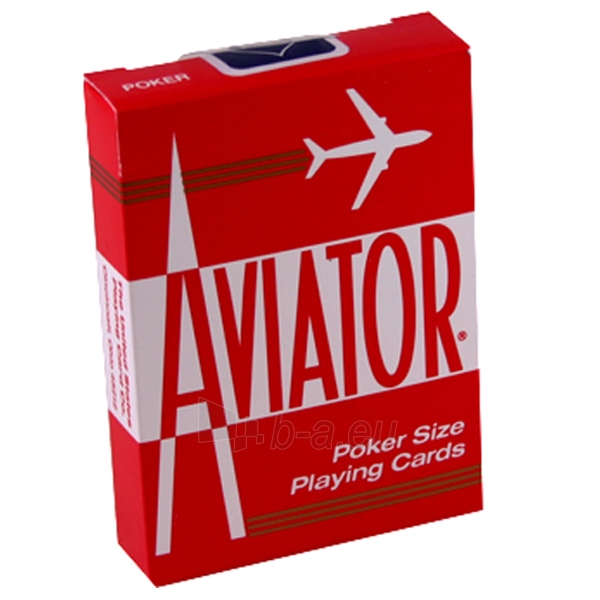 Aviator Standard pokerio kortos (Raudonos) paveikslėlis 2 iš 6
