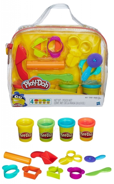 B1169 plastilino įrankių rinkinys Play-Doh HASBRO NEW Play-Doh Starter Set paveikslėlis 3 iš 3
