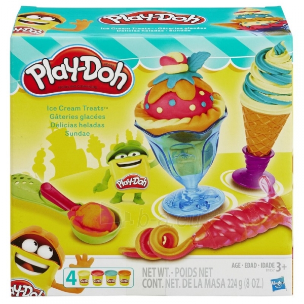 B1857 plastilinas su dormelėmis Ledainė Play-Doh HASBRO paveikslėlis 1 iš 3