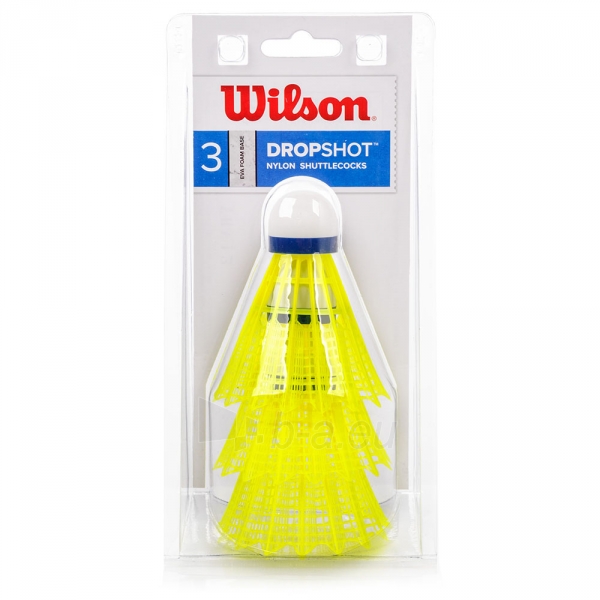 Badmintono plunksnelės WILSON WRT6048WH yellow paveikslėlis 1 iš 1