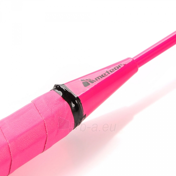 Badmintono raketė METEOR LIGHT 400, Spalva rožinė paveikslėlis 6 iš 13