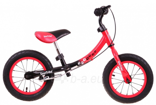 Balansinis dviratis SporTrike Boomerang 10-12, raudonas paveikslėlis 8 iš 11