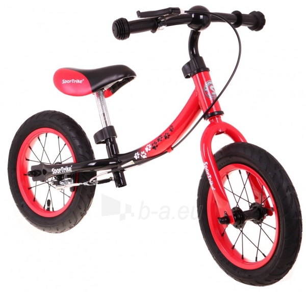 Balansinis dviratis SporTrike Boomerang 10-12, raudonas paveikslėlis 5 iš 11