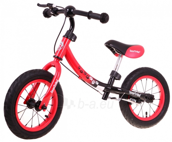 Balansinis dviratis SporTrike Boomerang 10-12, raudonas paveikslėlis 3 iš 11
