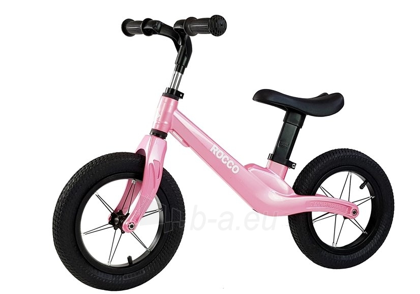 Balansinis dviratukas "Rocco", rožinis paveikslėlis 7 iš 10