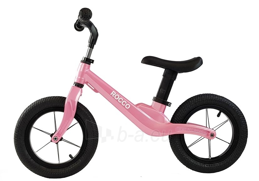 Balansinis dviratukas "Rocco", rožinis paveikslėlis 6 iš 10