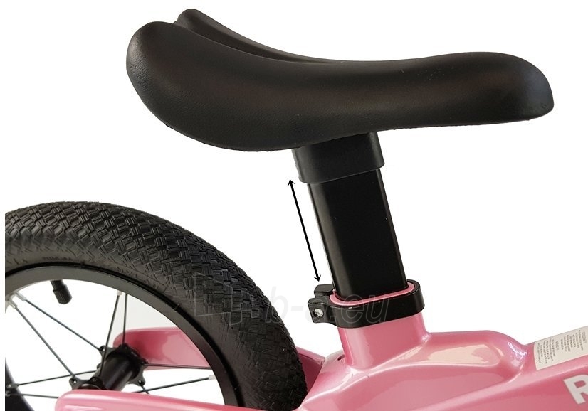 Balansinis dviratukas "Rocco", rožinis paveikslėlis 2 iš 10