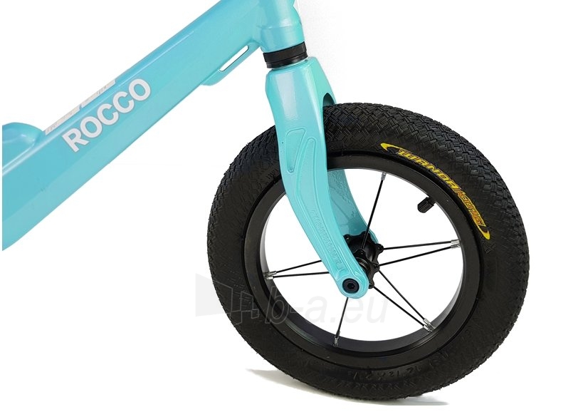 Balansinis dviratukas "Rocco", šviesiai mėlynas paveikslėlis 8 iš 9