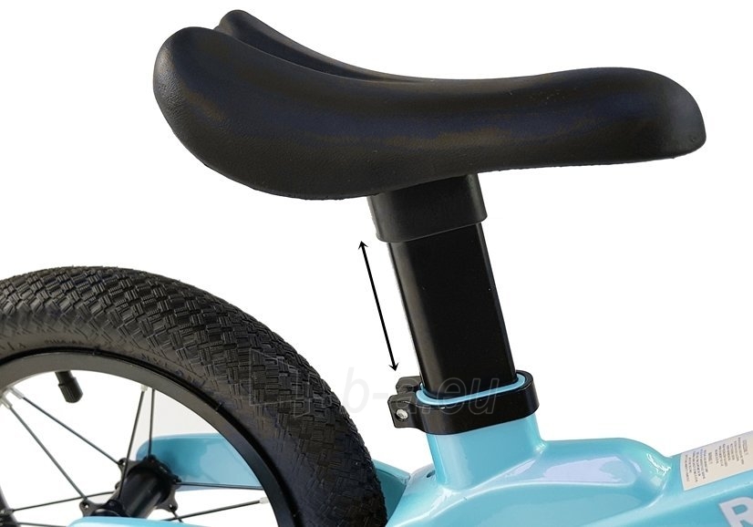 Balansinis dviratukas "Rocco", šviesiai mėlynas paveikslėlis 9 iš 9