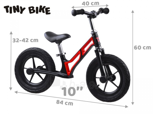 Balansinis dviratukas "Tiny Bike", juodas paveikslėlis 4 iš 11