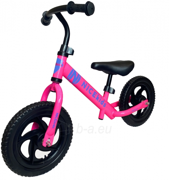 Balansinis dviratukas NiceKids, rožinis paveikslėlis 1 iš 2