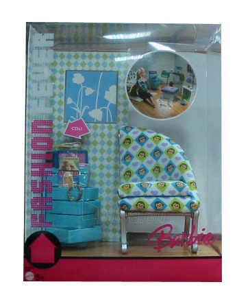 Baldai Barbie J0675 FASHION FEVER Create your perfect room Mattel paveikslėlis 1 iš 2